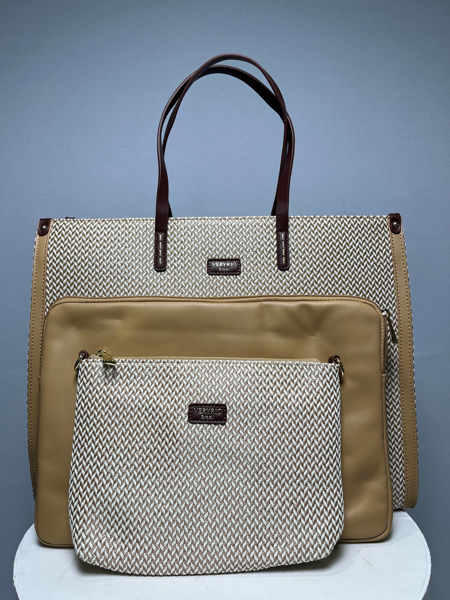 Bolsa bordada trama