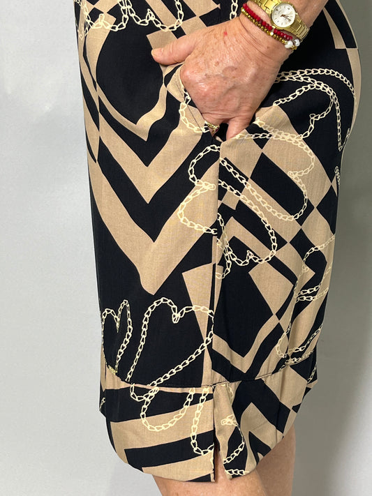 Vestido Viscose Estampado