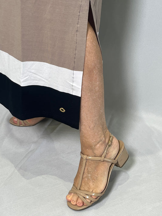 Vestido Midi Regata Tricolor