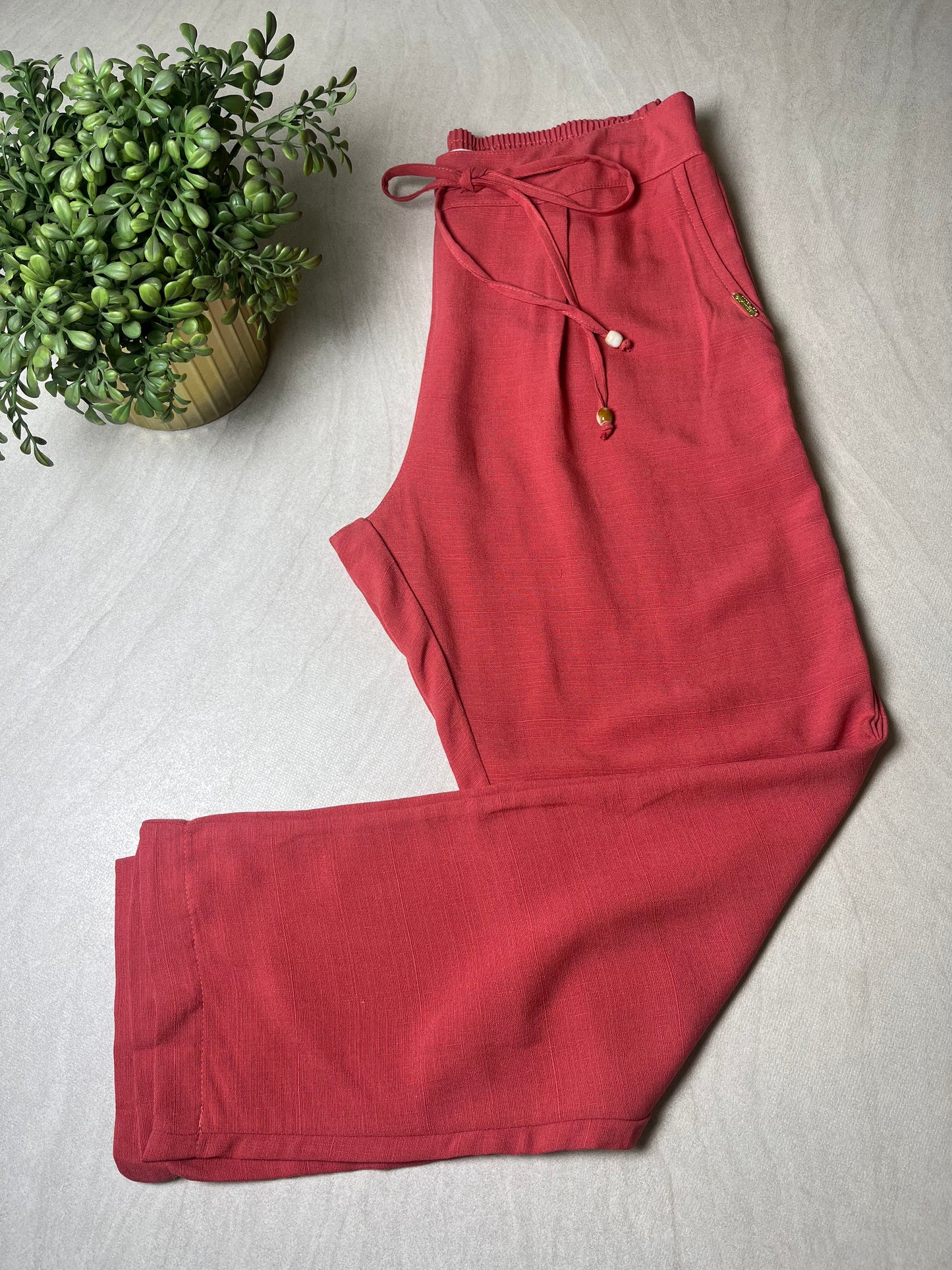 Calça Linho Rústico