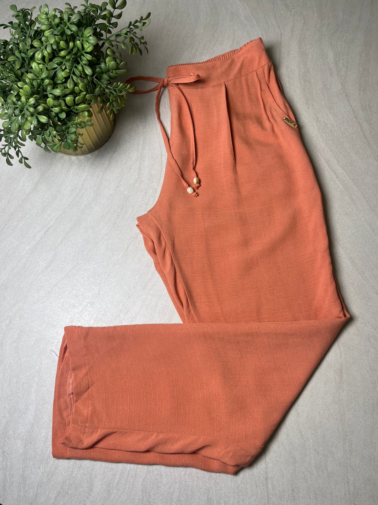 Calça Linho Rústico