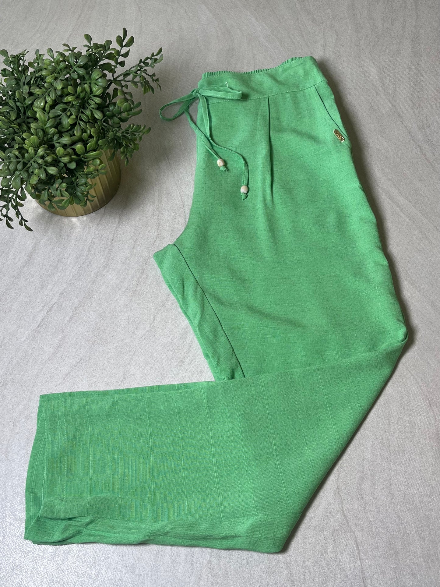 Calça Linho Rústico