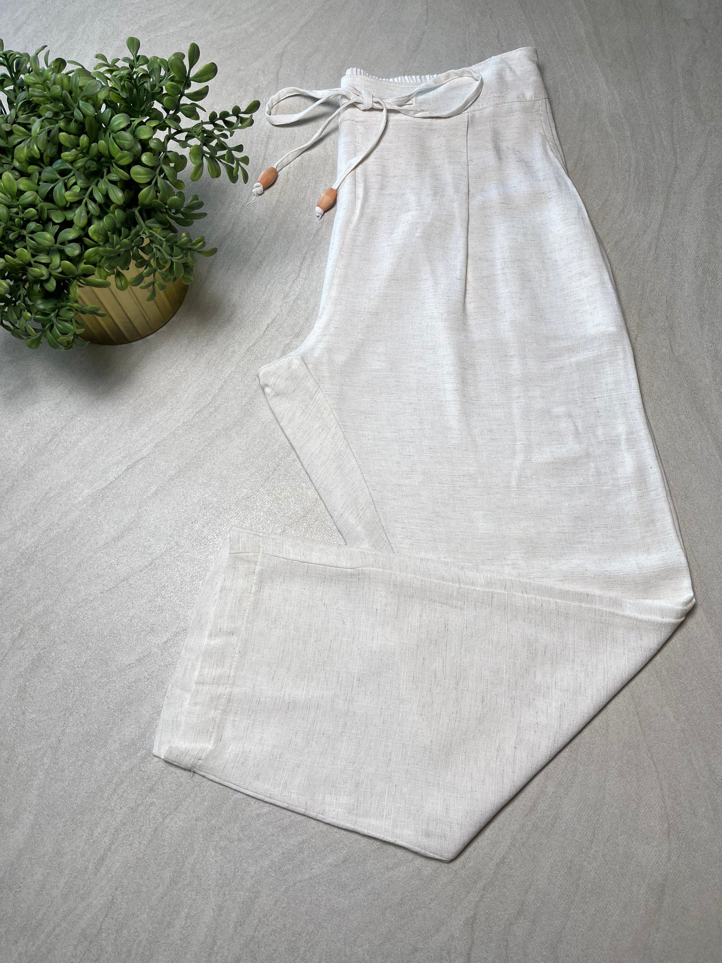 Calça Linho Rústico