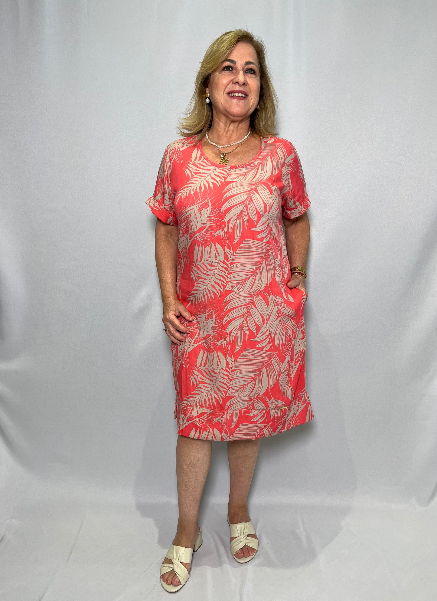 Vestido Viscose Estampado