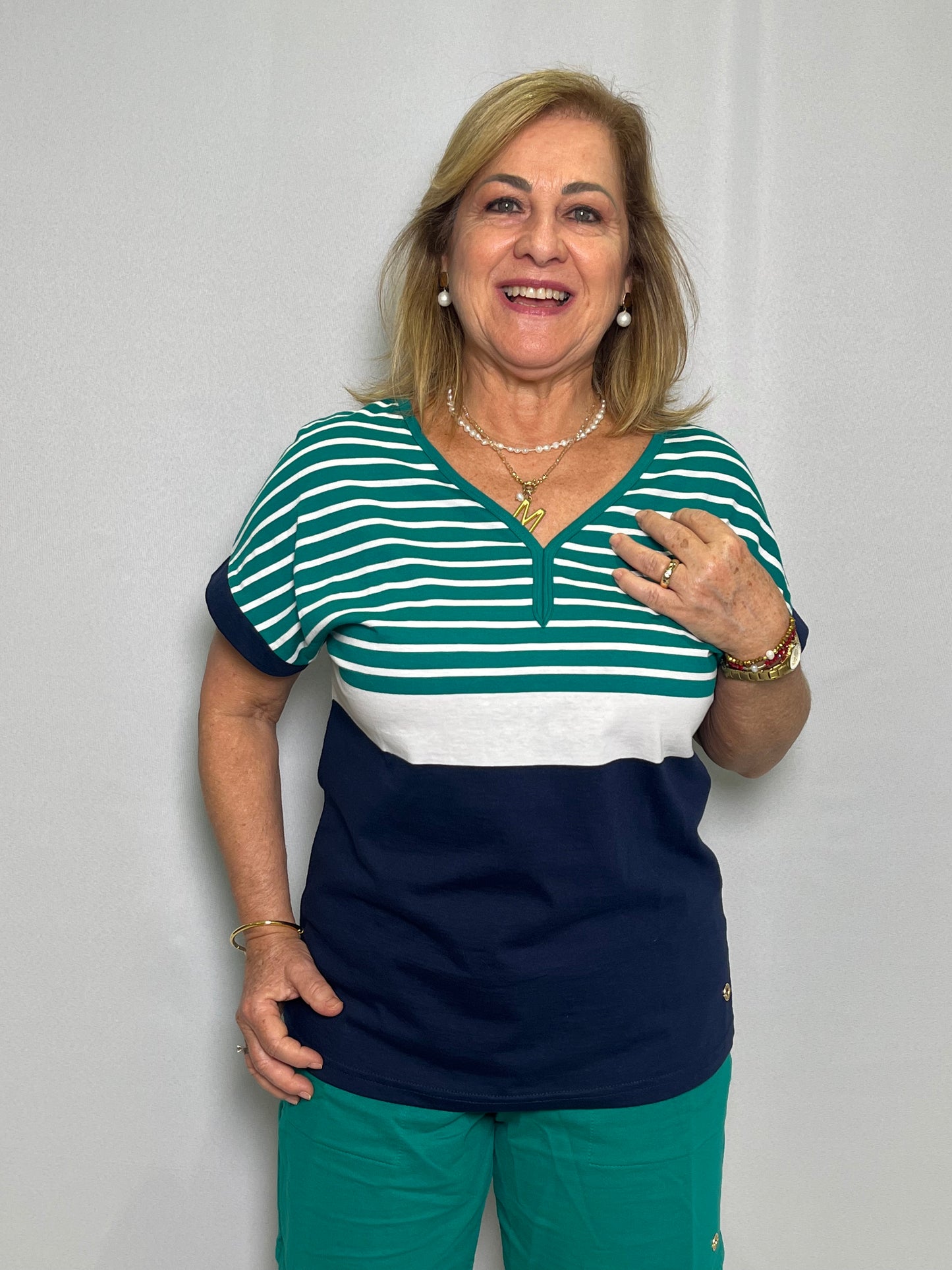 Blusa Tricolor