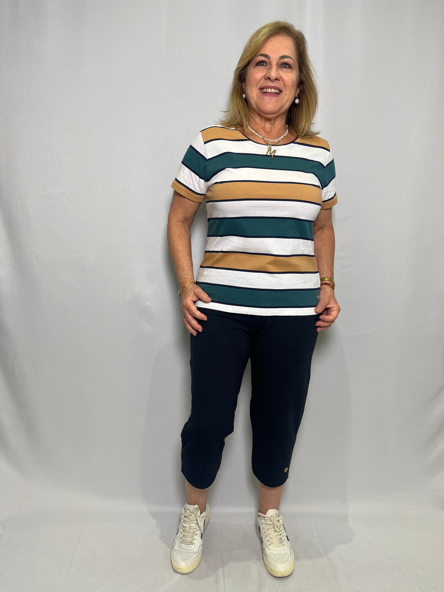 Blusa Malha Listrada