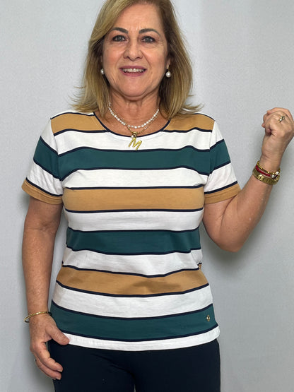 Blusa Malha Listrada