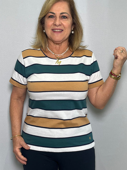 Blusa Malha Listrada