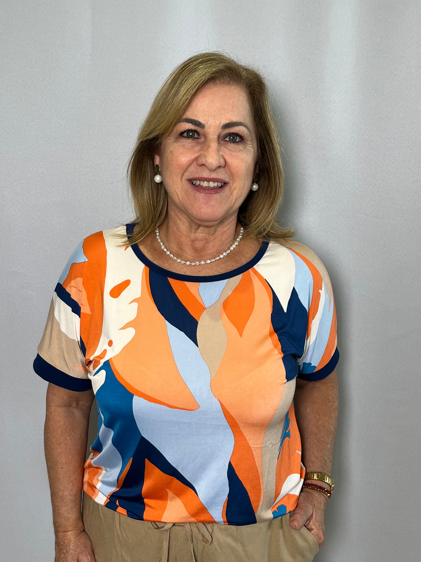 Blusa Venetia Elastico Manga