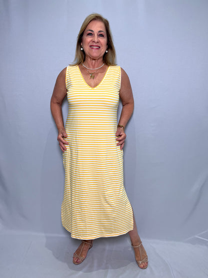 Vestido Regata Listrado