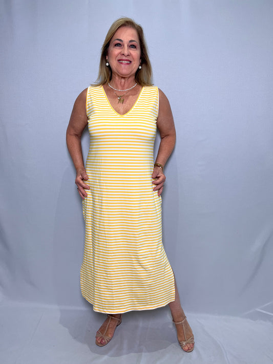 Vestido Regata Listrado