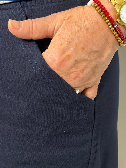 Shorts Moletinho Marinho