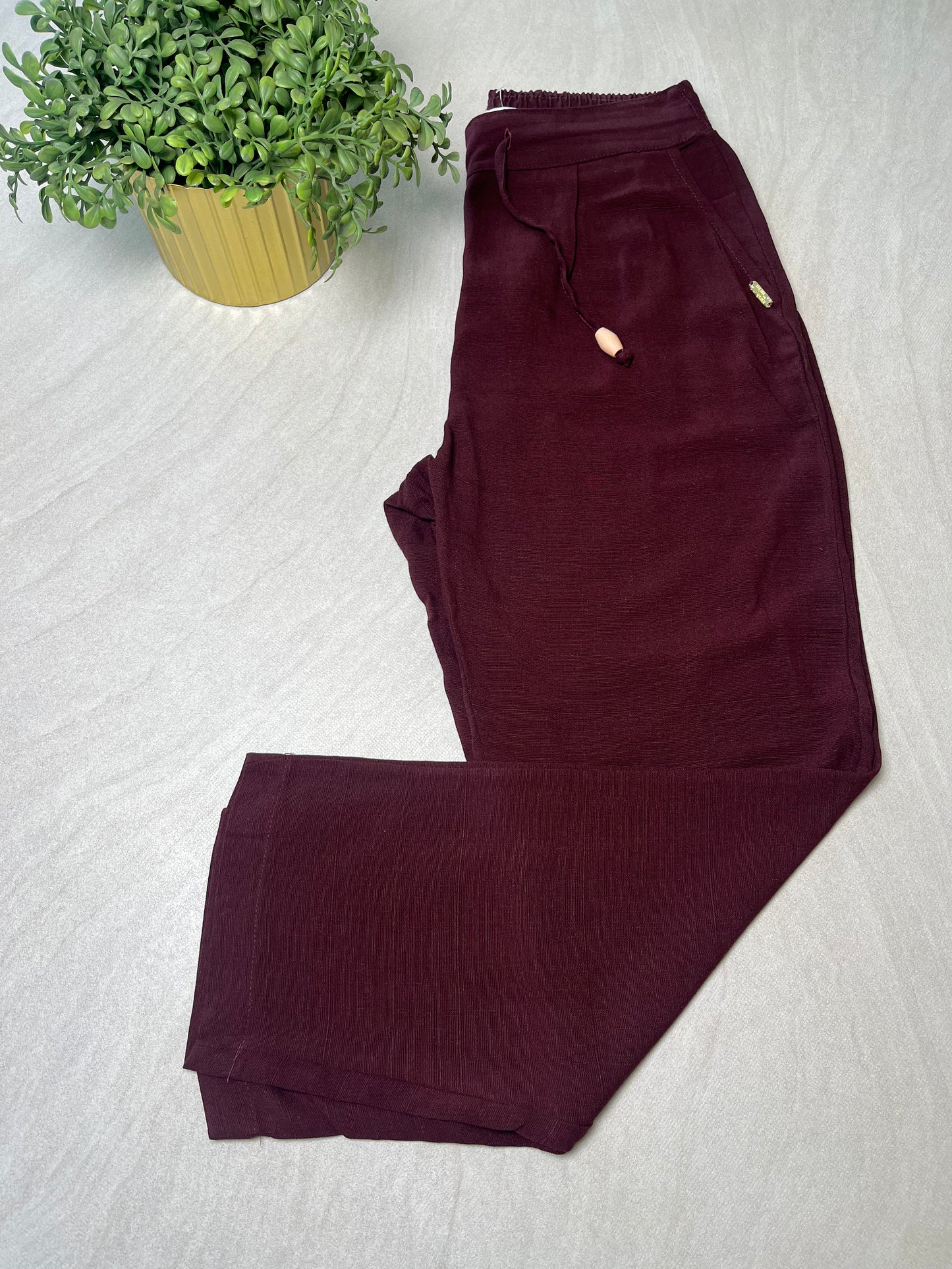 Calça Linho Rústico